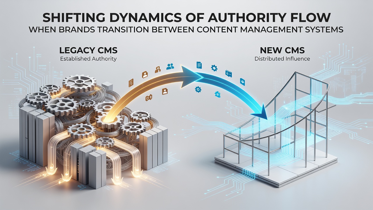Shifting Dynamics of Authority Flow When Brands Transition Between Content Management Systems